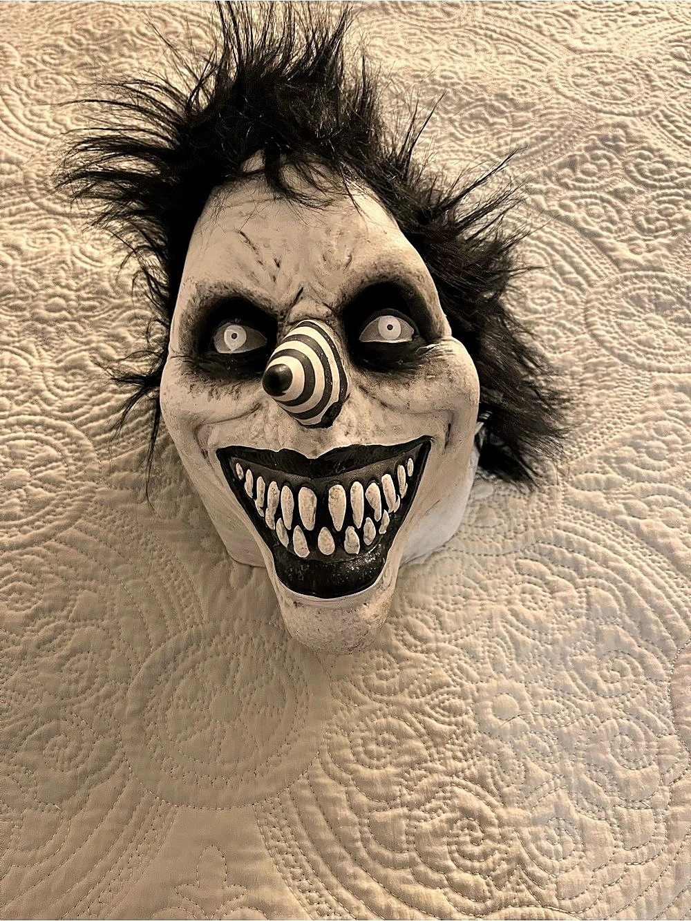Halloween Clown Ghoulish Productions Laughing Jack Latex Mask